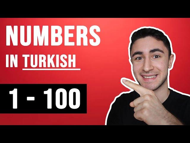 Counting Numbers 1-100 | Turkish Language