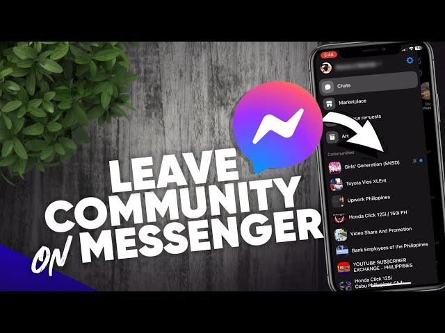 How to Leave a Community Chat on Facebook Messenger 