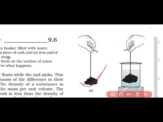 gravitation science class 9 /science class 9 gravitation/thrust/#gravitation/Archimedes principle