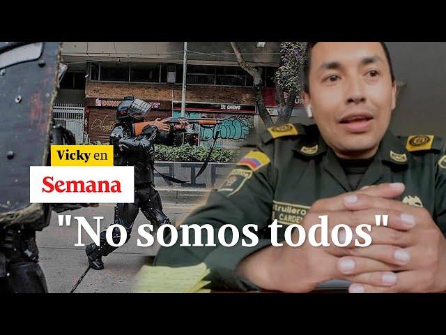 Paro Nacional: patrullero Jorge Cárdenas se refiere a los policías investigados | Vicky en Semana