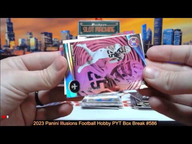 7-23-24 2023 Panini Illusions Football Hobby PYT Box Break #586 - Pick Your Team!