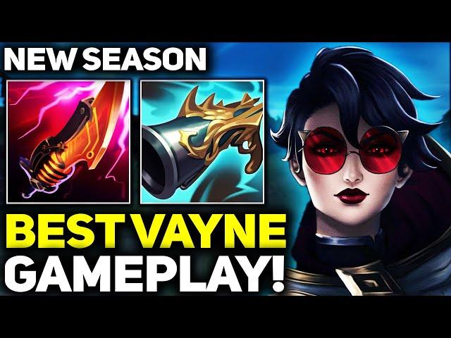 NEW SEASON - RANK 1 BEST VAYNE AMAZING GAMEPLAY | League of Legends