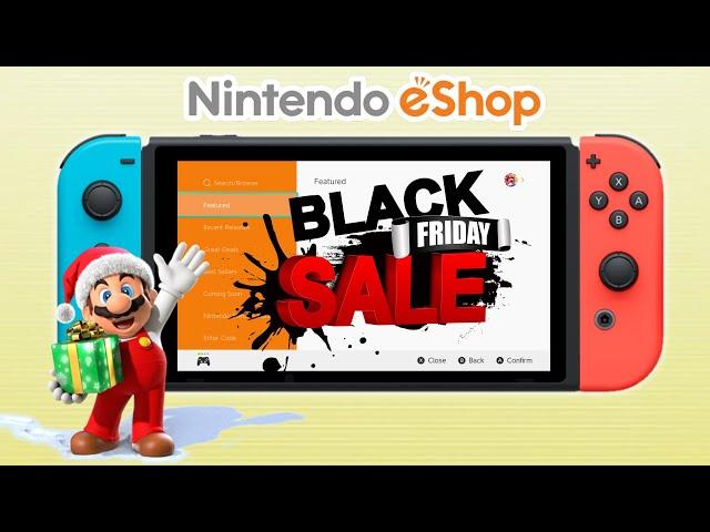 NINTENDO SWITCH ESHOP BLACK FRIDAY SALE HAPPENING NOW!