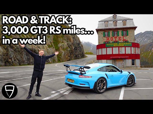 3,000 miles in a 911 GT3 RS… in one week!