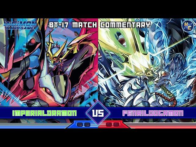 Imperialdramon vs Fenriloogamon — BT-17 Matchplay Commentary