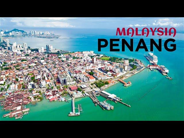 PENANG ISLAND in 4K - Travel Guide to MALAYSIA. ALL sights + Drone