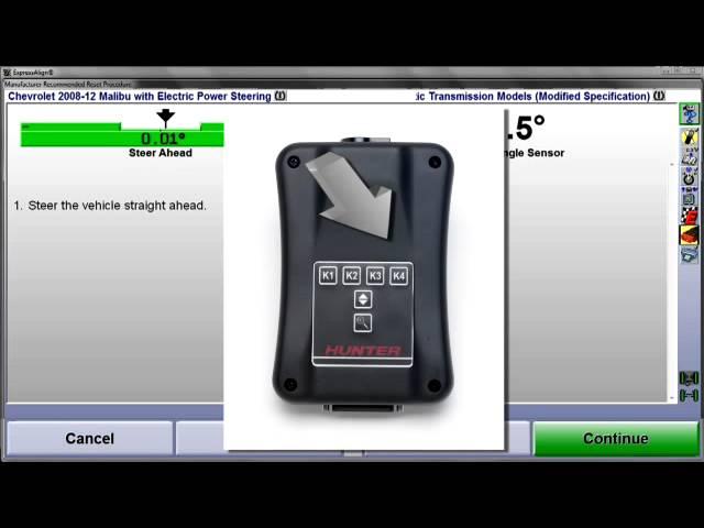 Wheel Alignment - CodeLink for GM - Hunter Engineering