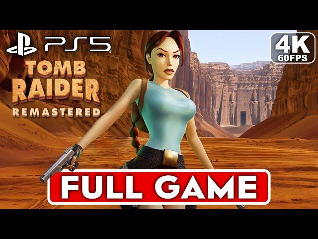 TOMB RAIDER 1 REMASTERED Gameplay Walkthrough FULL GAME [4K 60FPS PS5] - No Commentary