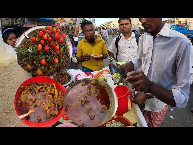 This Famous Man Sells Extremely Tasty Chicken Muri or Jhal Muri! | Extreme Knife Skills! | #BdFood