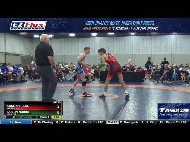 Mat 10 120 Luke Ahrberg Oklahoma Vs Dustin Norris Ohio