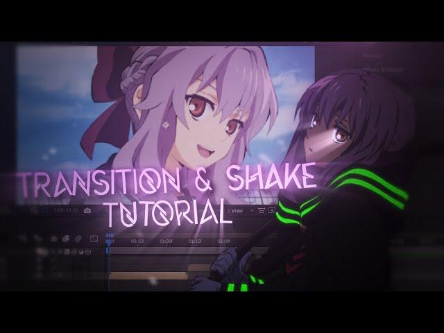 Transition And Shake Tutorial | After Effect