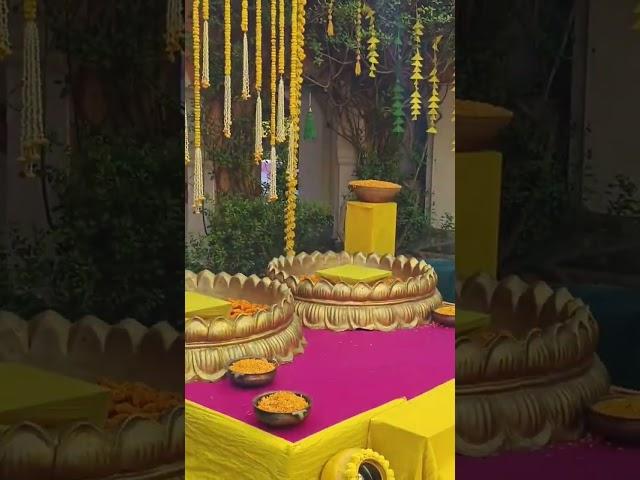 haldi ceremony decoration #decoration #viral #trending #shorts