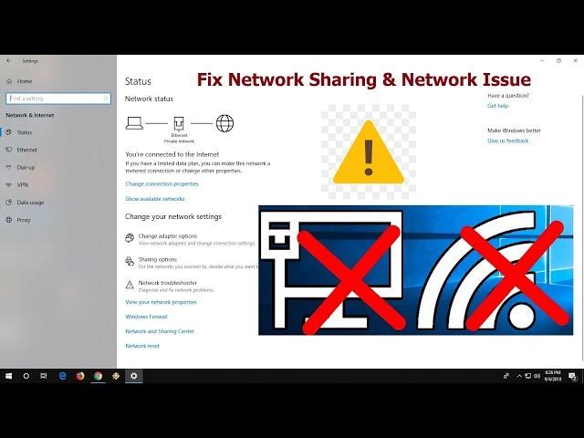 How to Fix All Network & Internet Issues In Windows 10/8/7