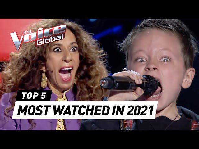 The Voice Kids Spain 2021: MOST TRENDING Blind Auditions 