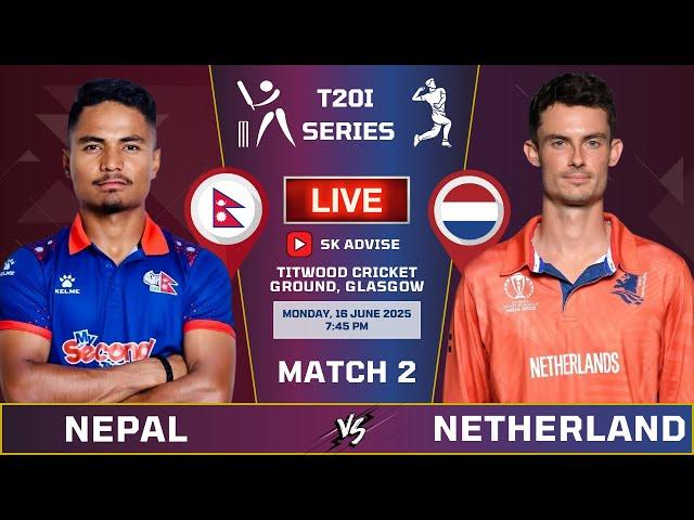 Nepal Vs Netherland Tri-Nation Series Match Live Score & Commentary | NEP VS NED T20I | NEPALBATTING
