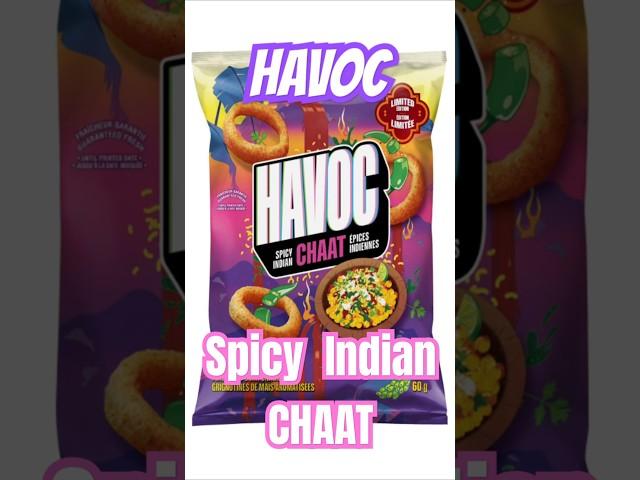 NEW! Havoc Spicy Indian Chaat LIMITED EDITION #shorts  #snacks #foodreview