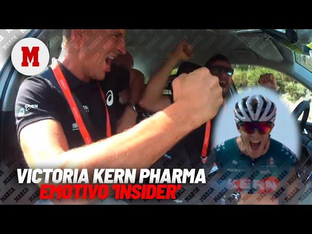 El 'insider' de Kern Pharma en su primera victoria en LaVuelta: "Vamos a dar todo hoy" I MARCA