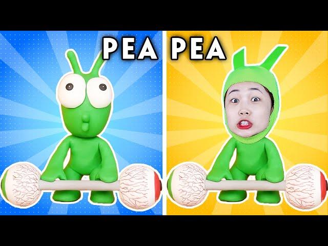 Pea Pea Does Weightlifting - Parody The Story Of Pea Pea | Woa Parody