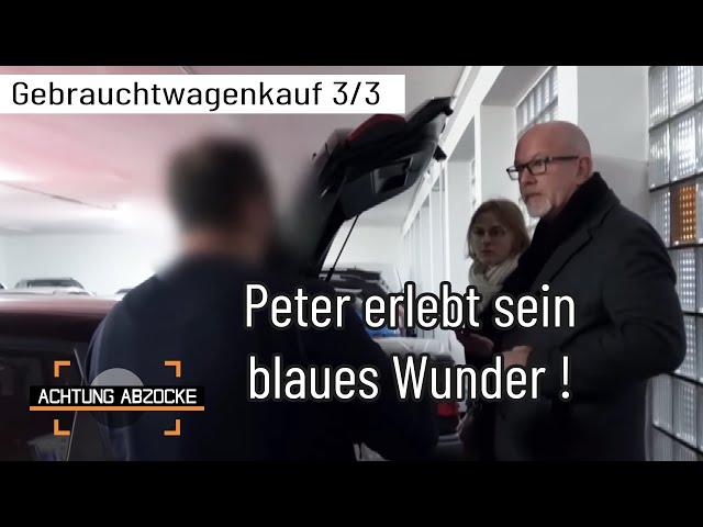 Fahrgestellnummer GEFÄLSCHT: Peter fassungslos im Autohaus | 3/3 | Achtung Abzocke | Kabel Eins