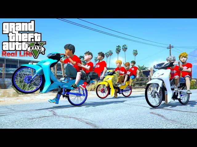 GTA V MOD (Real Life) โนบิตะและเพื่อนๆ พิสูจน์ความกล้า (วันฮาโลวีน) เล่นแบบชวิตจริง EP.58 #220