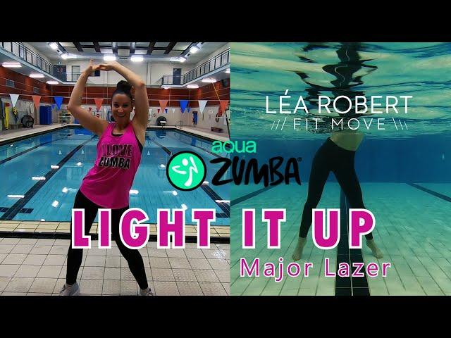 Aqua Zumba "LIGHT IT UP" Splitscreen - Lea Robert