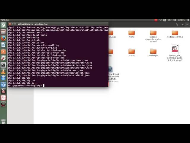 Apache Pig Installation on Ubuntu 15.04 (Hadoop Single node cluster)