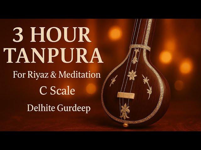 C Scale Tanpura 3 hours Interruption free video