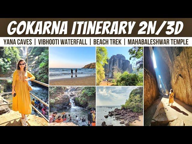 Gokarna Itinerary 3Days/2Nights | Gokarna Beach Trek | Yana Caves | With Costing