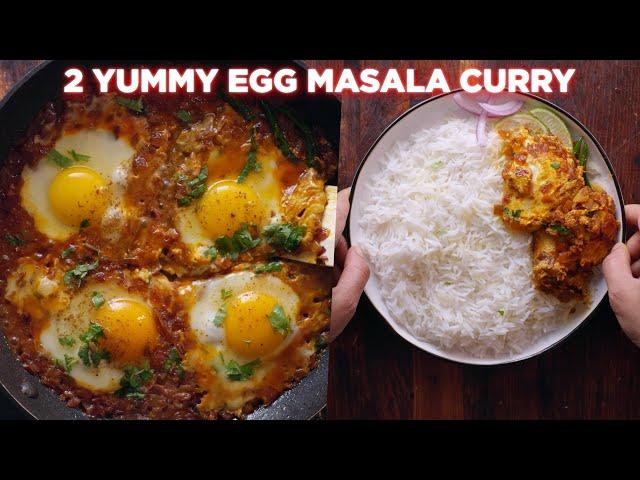 2 Yummy Egg Masala Curry For Dinner