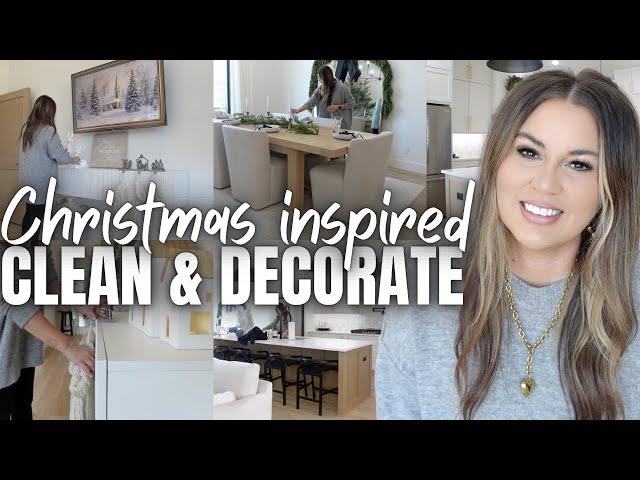 *NEW* CHRISTMAS CLEAN + DECORATE WITH ME | 2024 CHRISTMAS DECORATING | HOLIDAY DECORATING ON BUDGET