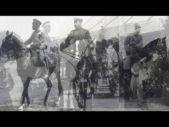 Tsar Nicholas II On Horse