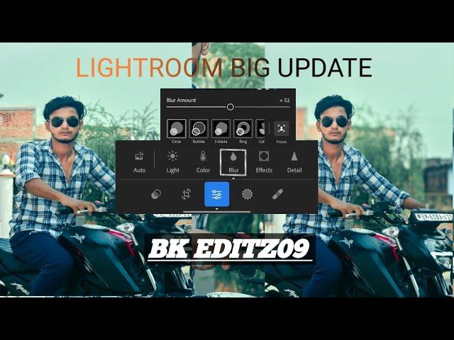 Big update in Lightroom mobile latest version BK EDITZ09  #lightroom #youtube #viral