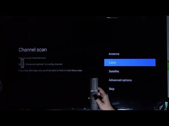 How to Start Channel Scan in Xiaomi Mi TV P1?