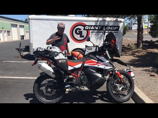 Test fitting Giant Loop Gear on 2019 KTM 790 Adventure R