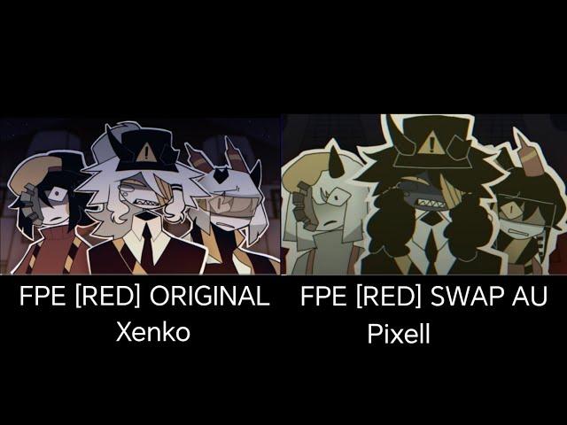 FPE [RED] ORIGINAL VS FPE [RED] SWAP AU #fpe#fpeswapau#бумажноеобразование