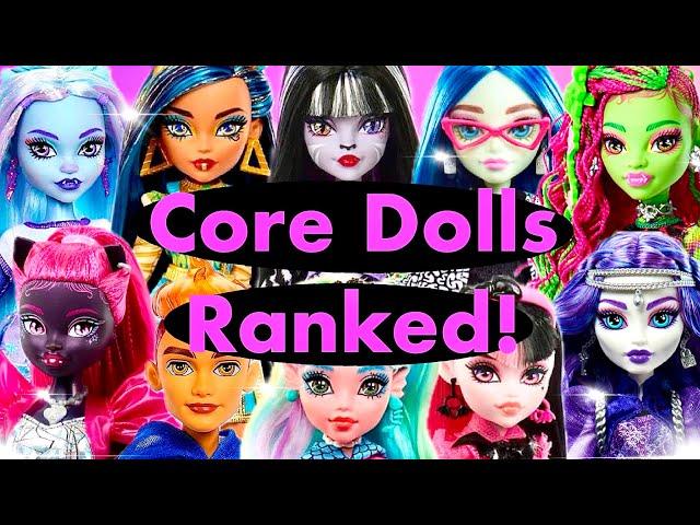 Ranking EVERY Monster High G3 CORE DOLL!!