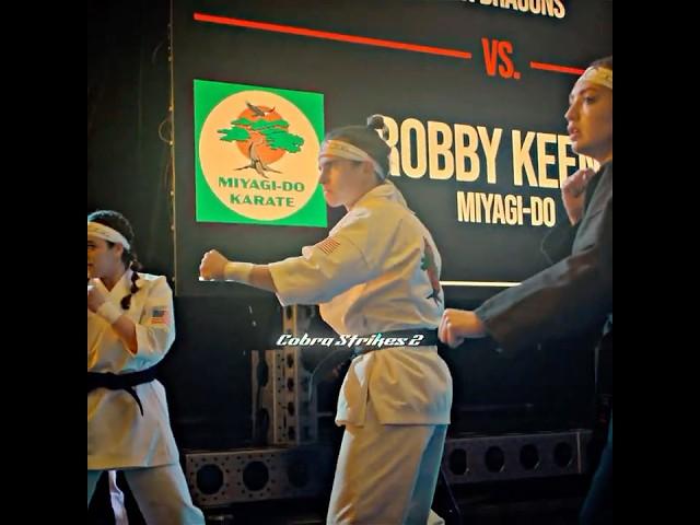 Robby, Sam and Tory vs Iron Dragons️#cobrakai #edit #shorts