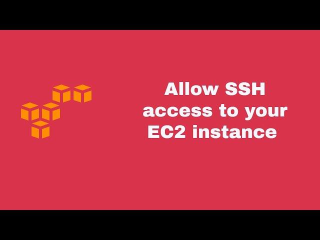 Allow SSH access to any IP to your EC2 instance