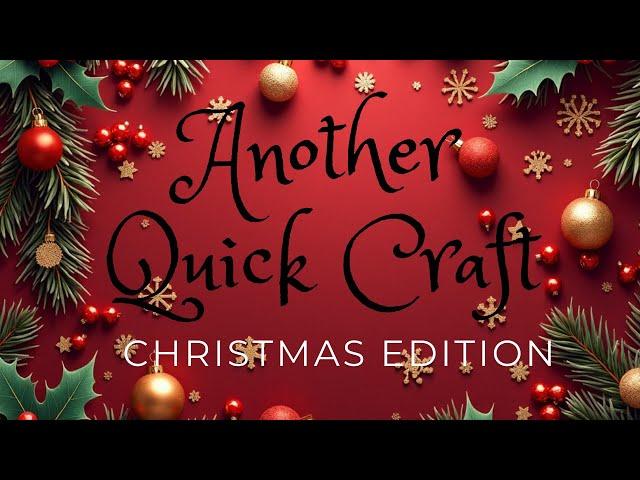 LAST MINUTE GIFT IDEA | PLUS HOW TO MAKE YOUR E-GIFTS CARD BETTER | COME CRAFT WITH ME