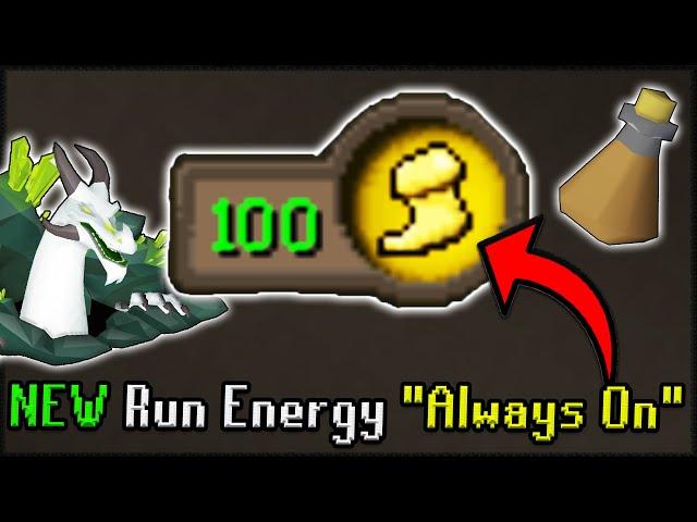 "Always On" Run Energy in Oldschool Runescape