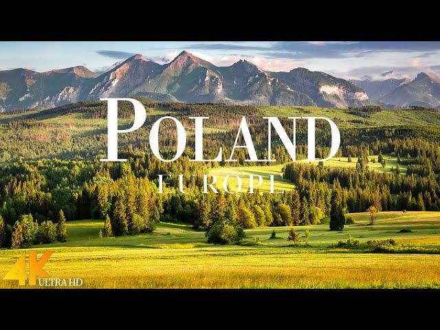 FLYING OVER POLAND (4K UHD) - Relaxing Music Along With Beautiful Nature Videos - 4K Video HD