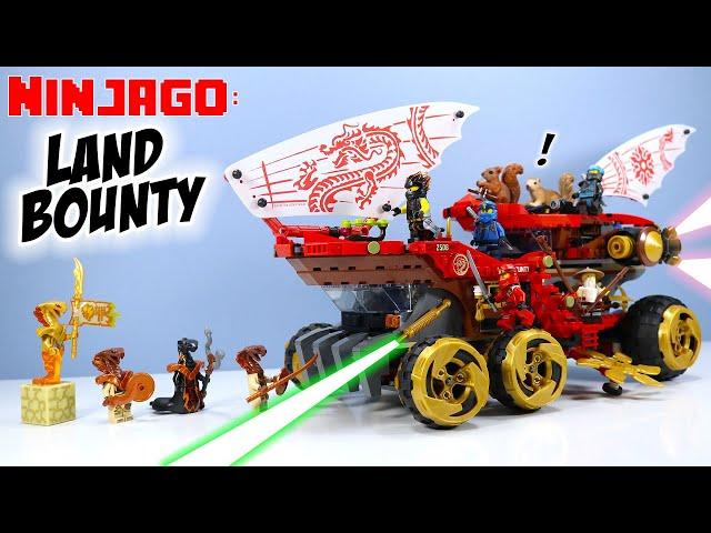 LEGO Ninjago Land Bounty Set Speed Build Review 70677