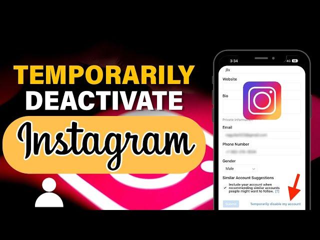 How To Temporarily Deactivate Your Instagram Account (2024)