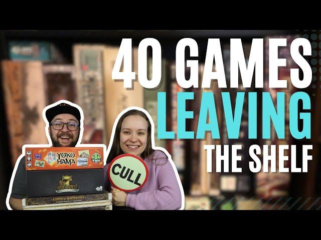 40 Great games leaving the collection!