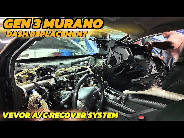 2017 Nissan Murano Dashboard Replacement + VEVOR A/C Recovery System