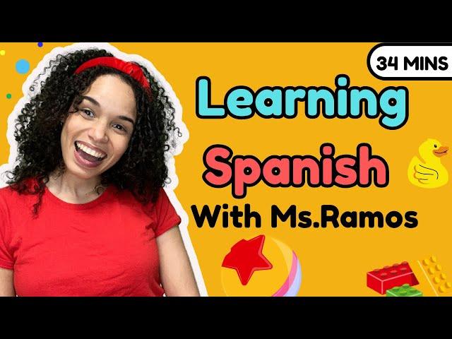 Without SHOUT-OUTS | All In Spanish | Learn To Talk | Spanish For Babies
