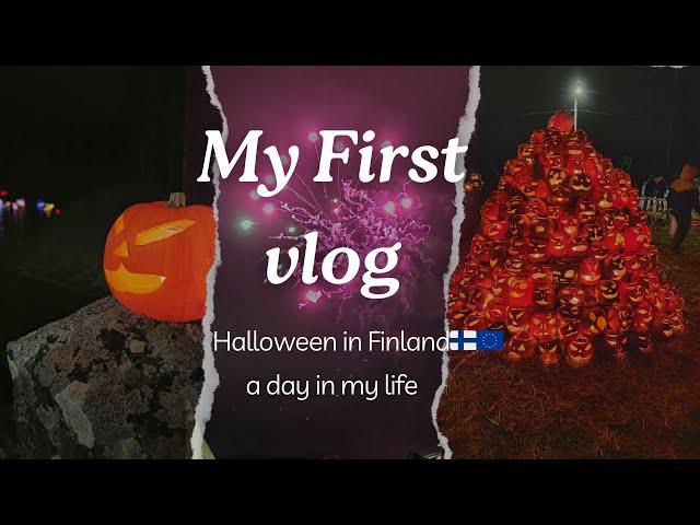 First Vlog | Pakistani Girl Living Alone in Finland | Halloween Pumpkin Festival 2024 | Finland Vlog