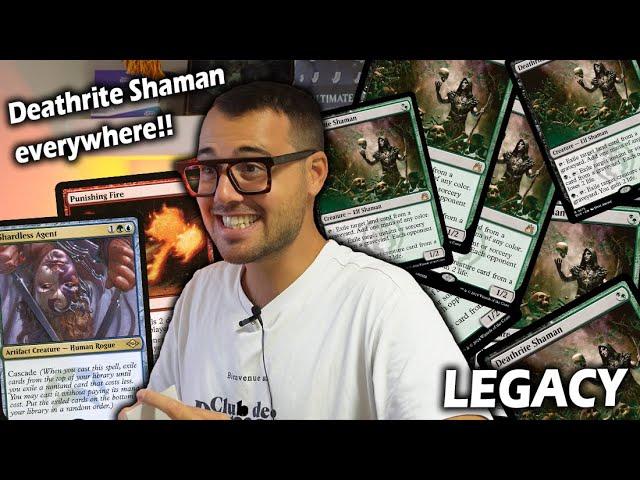 Legacy at its best with Deathrite Shaman! | Punishing Jund vs BUG Shardless | Mtg Paper Gameplay