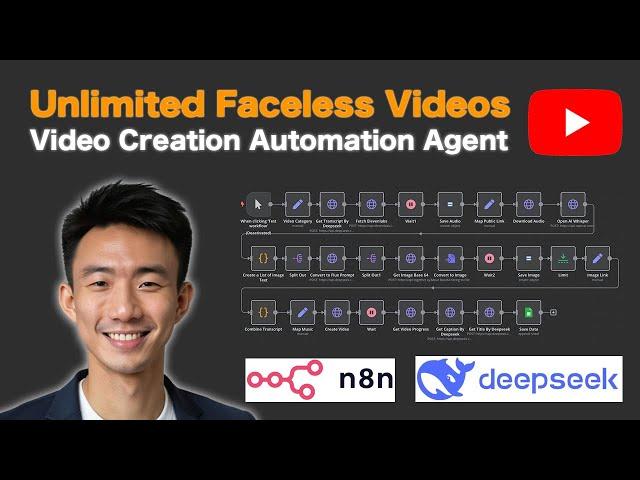 How I Built an AI Agent with DeepSeek AI to Create Faceless YouTube Videos (No-Code)