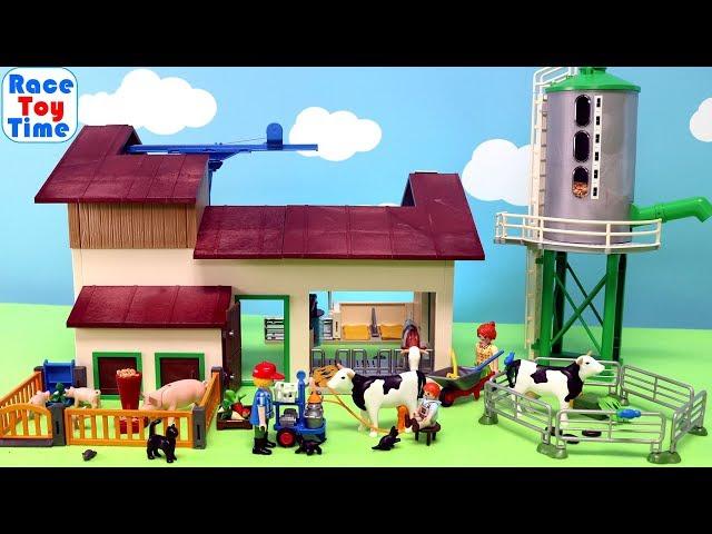 NEW 2019 Huge Playmobil Farm with Animal Toys Playset